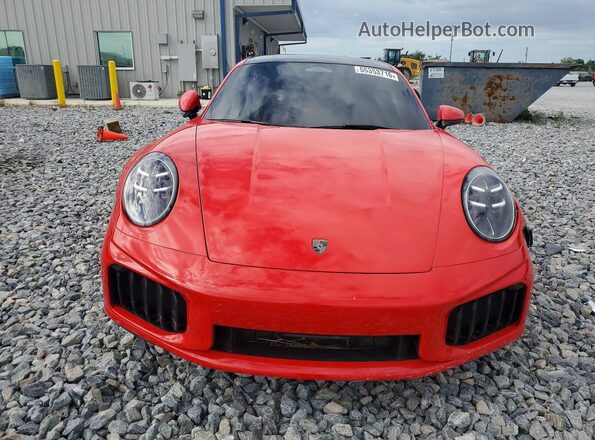 WP0AD2A92TS265190 2026 PORSCHE 911 Red Вид спереду
