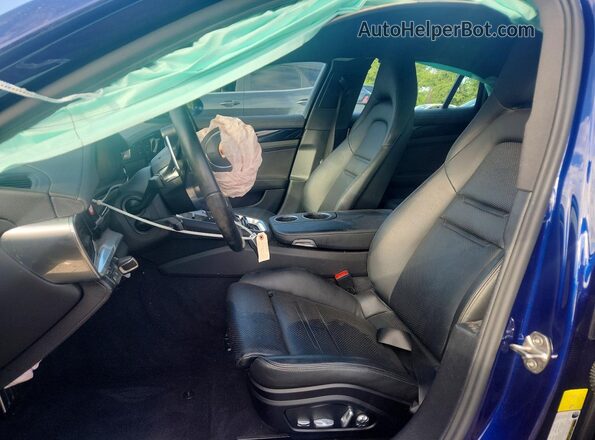 WP0AE2A78LL130902 2020 PORSCHE PANAMERA Blue Vista interior delantera