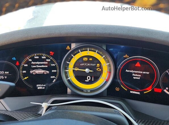 WP0AF2A93PS278045 2023 PORSCHE 911 Серый Вид щитка приборов