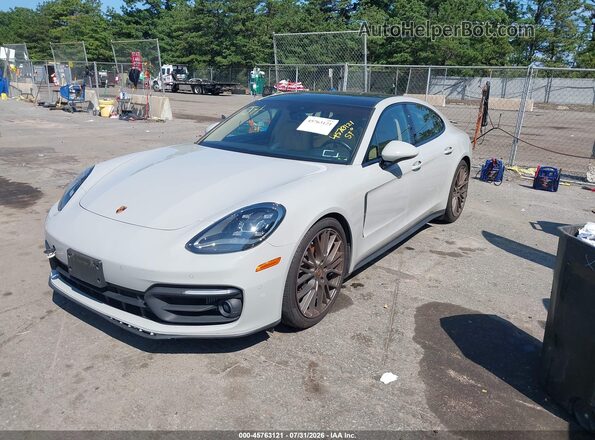 WP0AJ2A7XPL102150 2023 PORSCHE PANAMERA Gray Առջևի ձախ երեք քառորդ տեսարան