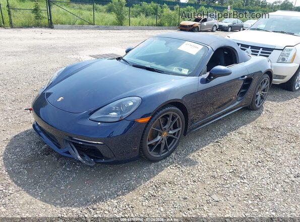 WP0CA2A81JS210851 2018 PORSCHE BOXSTER Черный Передняя левая четверть