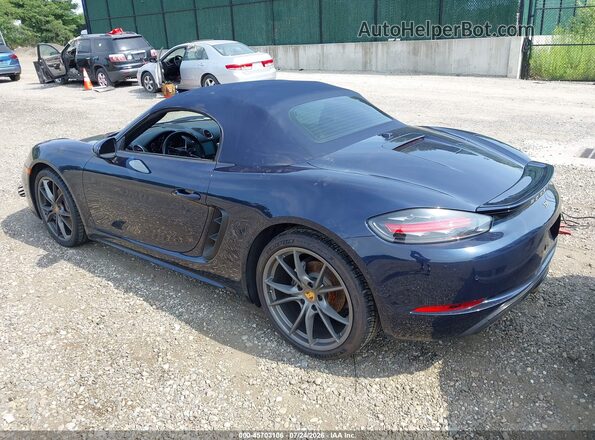WP0CA2A81JS210851 2018 PORSCHE BOXSTER Черный Задняя левая четверть