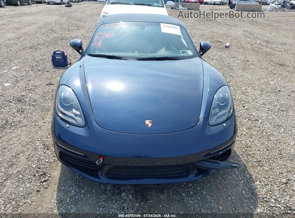 WP0CA2A81JS210851 2018 PORSCHE BOXSTER Черный Вид щитка приборов
