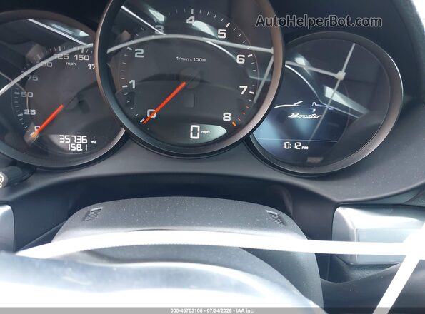 WP0CA2A81JS210851 2018 PORSCHE BOXSTER Черный 