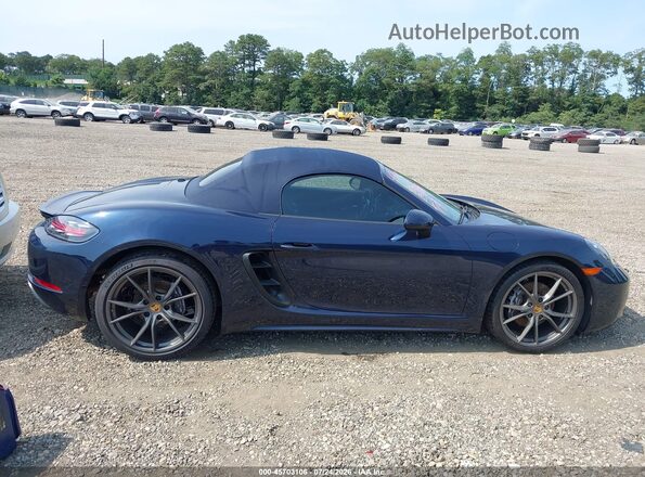 WP0CA2A81JS210851 2018 PORSCHE BOXSTER Черный Вид задней части салона