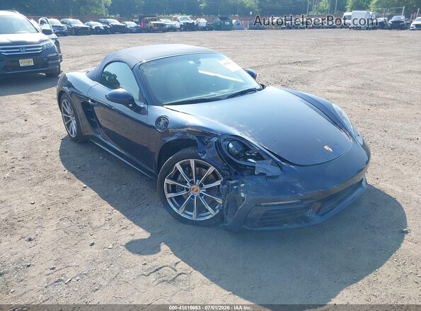 WP0CA2A86JS210750 2018 PORSCHE BOXSTER Dark Blue Դիմացի տեսք