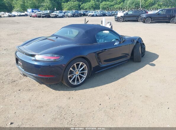WP0CA2A86JS210750 2018 PORSCHE BOXSTER Dark Blue Հետևի աջ