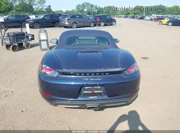 WP0CA2A86JS210750 2018 PORSCHE BOXSTER Dark Blue 