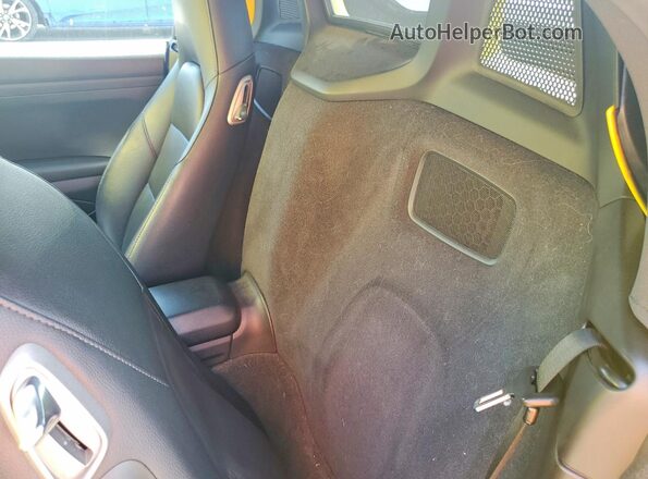 WP0CA2A89JS211116 2018 PORSCHE BOXSTER Желтый Вид задних сидений