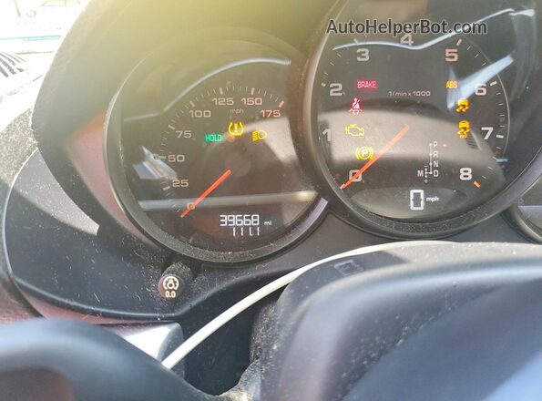 WP0CA2A89JS211116 2018 PORSCHE BOXSTER Желтый Вид щитка приборов