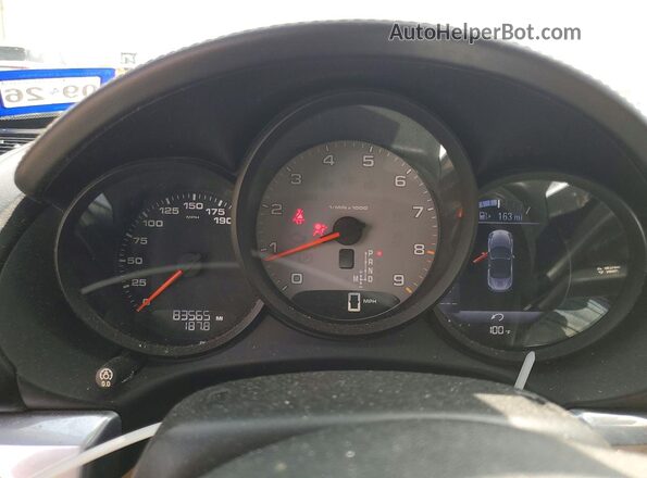 WP0CB2A88GS140349 2016 PORSCHE BOXSTER White Widok zestawu wskaźników