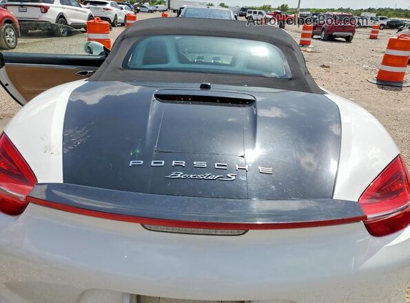 WP0CB2A88GS140349 2016 PORSCHE BOXSTER White Widok wnętrza z tyłu