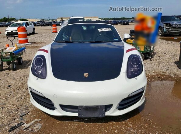 WP0CB2A88GS140349 2016 PORSCHE BOXSTER White Widok z przodu