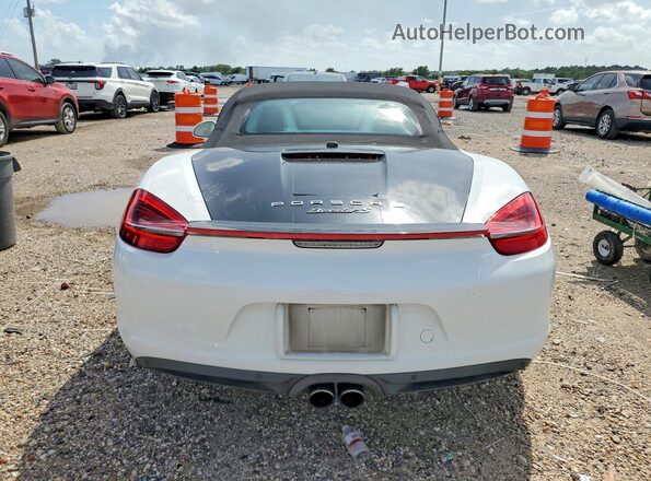 WP0CB2A88GS140349 2016 PORSCHE BOXSTER White Widok z tyłu