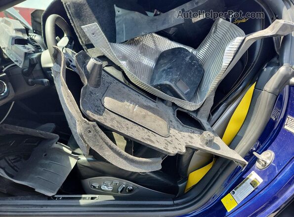 WP0CC2A8XMS240221 2021 PORSCHE BOXSTER Blue Widok wnętrza z przodu