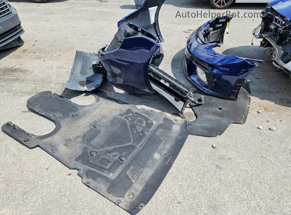 WP0CC2A8XMS240221 2021 PORSCHE BOXSTER Blue Widok komory silnika