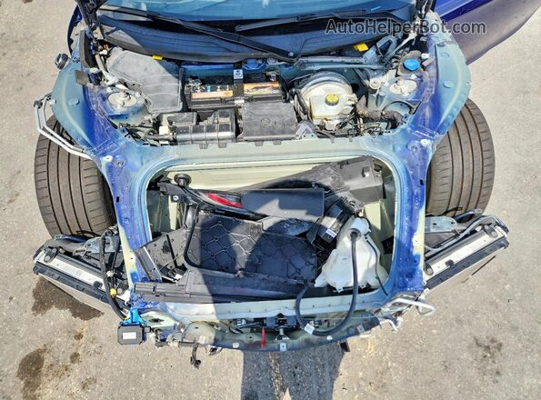 WP0CC2A8XMS240221 2021 PORSCHE BOXSTER Blue Widok wnętrza z tyłu