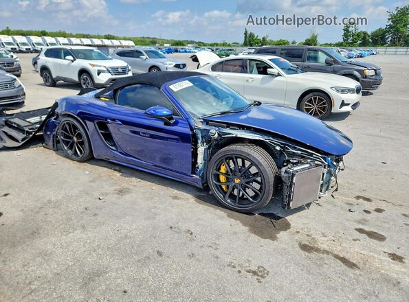 WP0CC2A8XMS240221 2021 PORSCHE BOXSTER Blue Przód prawy