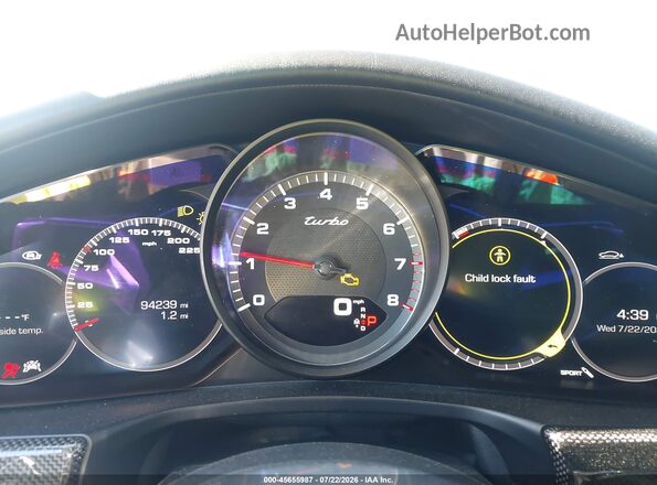 WP0CF2A75JL195886 2018 PORSCHE PANAMERA Gray Вид задніх сидінь