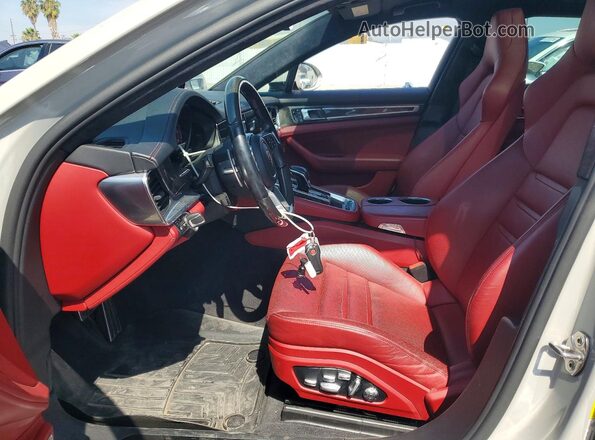 WP0CG2A74KL193965 2019 PORSCHE PANAMERA Gray Front interior view