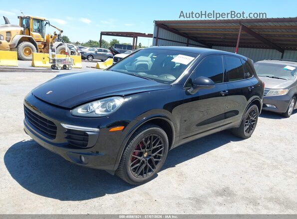 WP1AA2A20HKA80606 2017 PORSCHE CAYENNE Черный Передняя левая четверть