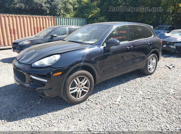 WP1AA2A22GKA11690 2016 PORSCHE CAYENNE Black Առջևի ձախ երեք քառորդ տեսարան