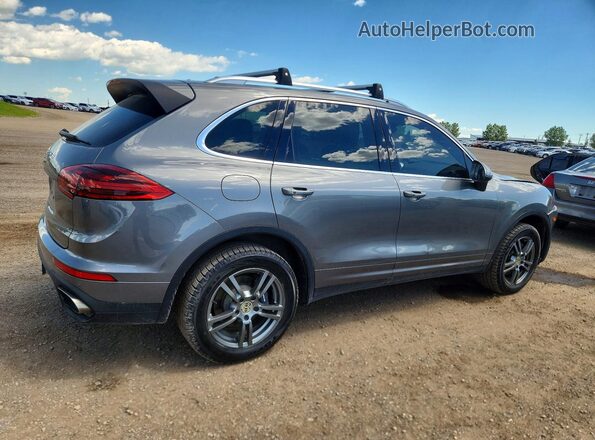 WP1AA2A22GLA02868 2016 PORSCHE CAYENNE Gray Задня права чверть