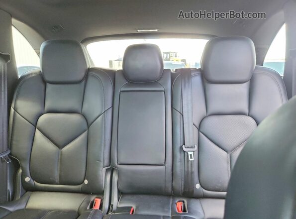 WP1AA2A22GLA02868 2016 PORSCHE CAYENNE Gray Вид задніх сидінь