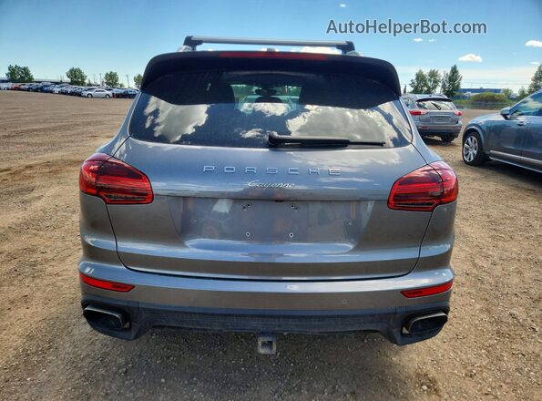 WP1AA2A22GLA02868 2016 PORSCHE CAYENNE Gray Вид ззаду