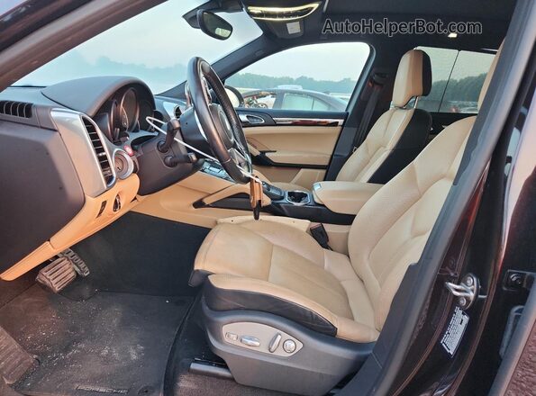 WP1AA2A22GLA10498 2016 PORSCHE CAYENNE Brown Սալոնի դիմացի տեսք