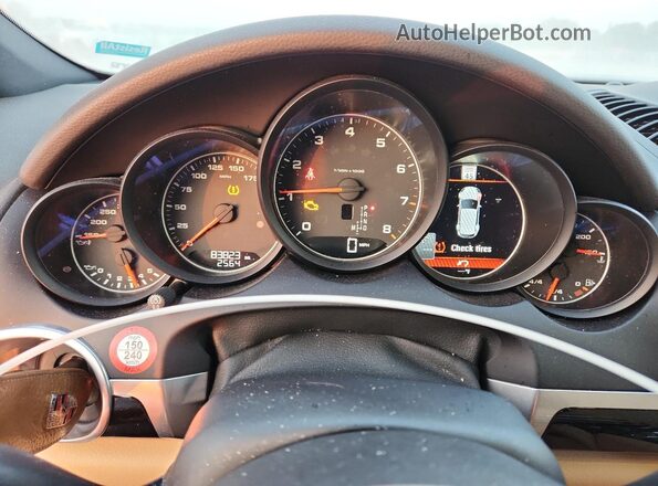 WP1AA2A22GLA10498 2016 PORSCHE CAYENNE Brown Սարքավորումների վահանակի տեսք