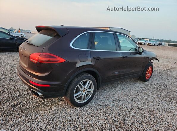 WP1AA2A22GLA10498 2016 PORSCHE CAYENNE Brown Հետևի աջ