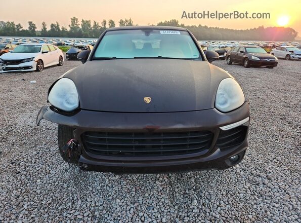 WP1AA2A22GLA10498 2016 PORSCHE CAYENNE Brown Դիմացի տեսք