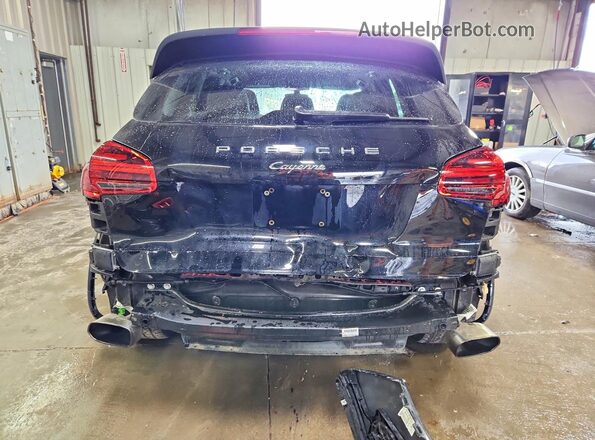 WP1AA2A22HKA86648 2017 PORSCHE CAYENNE Black უკანა ხედი