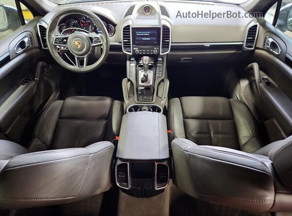 WP1AA2A22HKA86648 2017 PORSCHE CAYENNE Black წინა პანელის ხედი