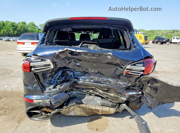 WP1AA2A23GLA04564 2016 PORSCHE CAYENNE Black Вид ззаду