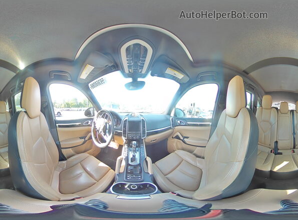 WP1AA2A23GLA04564 2016 PORSCHE CAYENNE Black Панорамний вид салону 360°