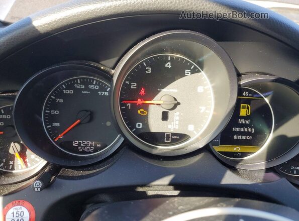WP1AA2A24GLA04508 2016 PORSCHE CAYENNE Black Вид щитка приладів