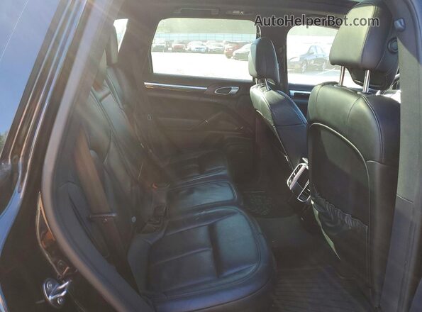 WP1AA2A24GLA04508 2016 PORSCHE CAYENNE Black Вид задніх сидінь