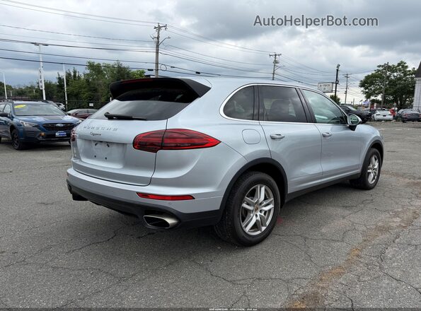 WP1AA2A24GLA09966 2016 PORSCHE CAYENNE Silver უკანა მარჯვენა