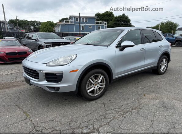 WP1AA2A24GLA09966 2016 PORSCHE CAYENNE Silver წინა მარცხენა ხედი სამი მეოთხედიდან