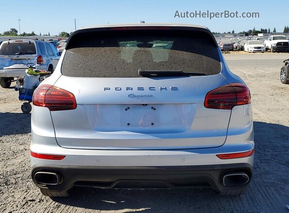 WP1AA2A25GLA04887 2016 PORSCHE CAYENNE Silver Rear view