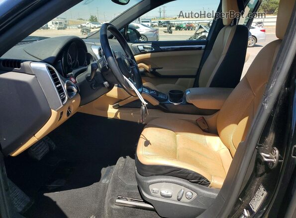 WP1AA2A25GLA10706 2016 PORSCHE CAYENNE Black Vista interior delantera