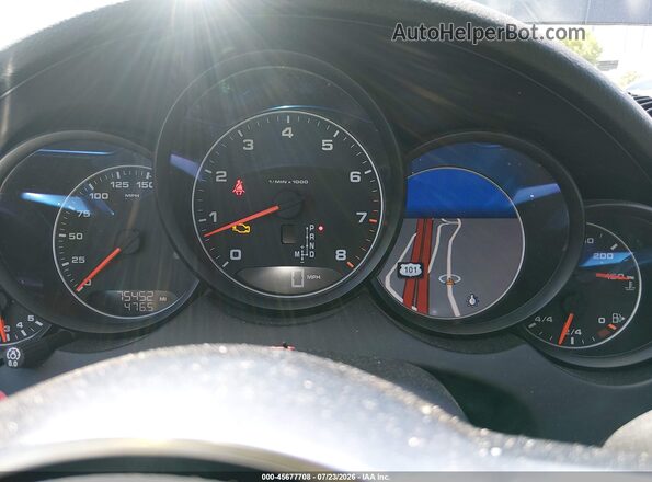 WP1AA2A27GLA09346 2016 PORSCHE CAYENNE Черный Вид задних сидений