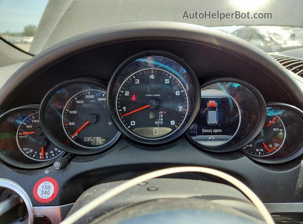 WP1AA2A27HKA88556 2017 PORSCHE CAYENNE Black Вид щитка приладів