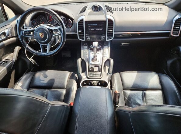 WP1AA2A27HKA88556 2017 PORSCHE CAYENNE Black Вид панелі приладів