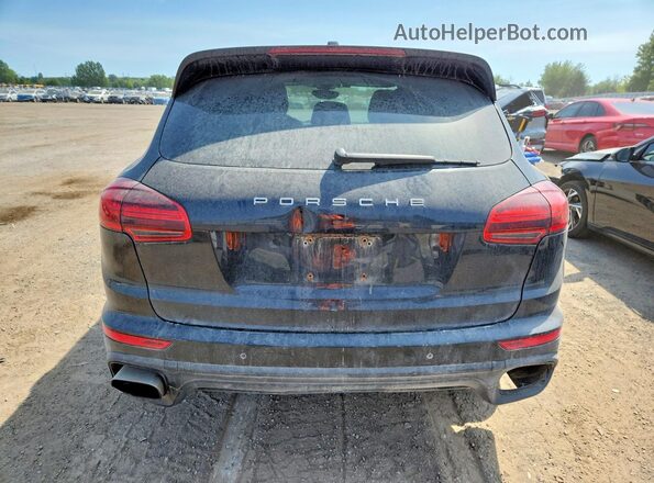 WP1AA2A27HKA88556 2017 PORSCHE CAYENNE Black Вид ззаду