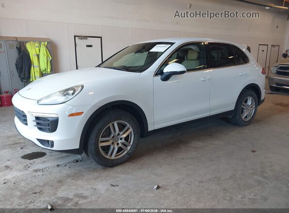 WP1AA2A28GKA12052 2016 PORSCHE CAYENNE White Առջևի ձախ երեք քառորդ տեսարան