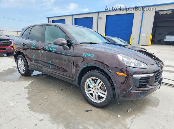 WP1AA2A29GKA13484 2016 PORSCHE CAYENNE Burgundy Przód prawy