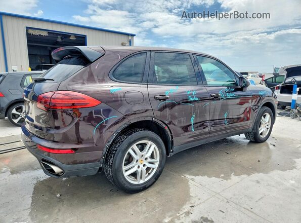 WP1AA2A29GKA13484 2016 PORSCHE CAYENNE Burgundy Tył prawy